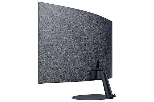SAMSUNG 27-Inch S39C Series FHD Curved Gaming Monitor, 75Hz, AMD FreeSync, Game Mode, Advanced Eye Comfort, Frameless Display, Built in Speakers, Slim Metal Stand, LS27C394EANXGO, 2023, Black