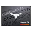 TEAMGROUP T-Force Vulcan Z 4TB SLC Cache 3D NAND QLC 2.5 Inch SATA III Internal Solid State Drive SSD (R/W Speed up to 550/470 MB/s) T253TY004T0C101 4TB Vulcan Z QLC