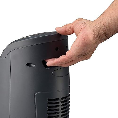 Lasko Products 5160 Ceramic Tower Heater with Remote Control Black 5160