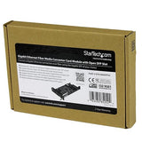 Startech.com Gigabit Ethernet Fiber Media Converter Card Module with Open Sfp Slot - 1 X Network (r Open SFP Gigabit LC (Module)