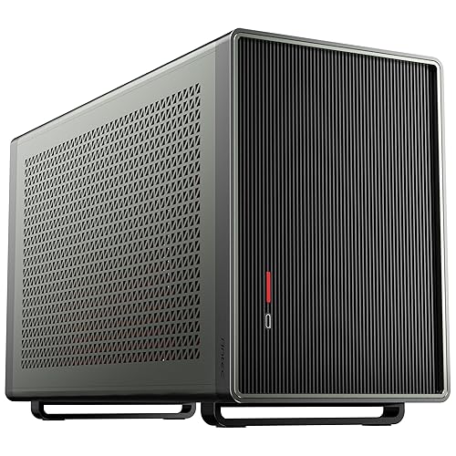 Antec Performance 1 M Aventurine, Fans Not Included, High Airflow Solid Panels, RTX40 Compatible, 2 x 140mm Fans Support, PCIe 4.0 Riser Cable, CNC & Aluminum Crafted, Type-C, Mini ITX Gaming Case