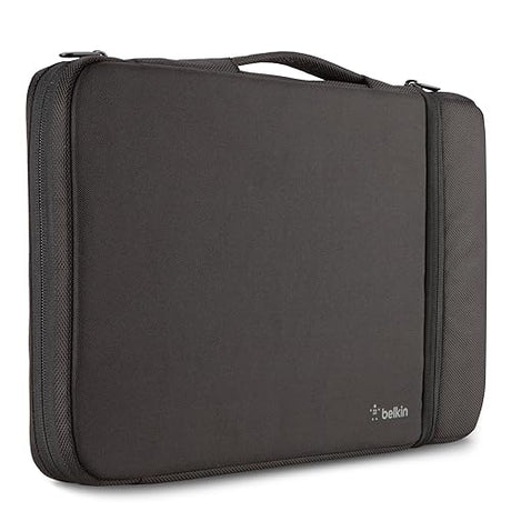 Belkin 11 Inch Laptop Case - 11 Inch Laptop Sleeve - Laptop Bag - Computer Accessories For Chromebook Laptop - Laptop Accessories - Chromebook Case Compatible W/ iPad Pro & Most 11” Laptops - Black Black 11 in Sleeve