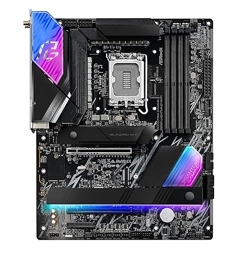 ASRock Intel Core Ultra Z890 Lightning WiFi 7 Phantom Gaming 9066 MHz DDR5 256 GB ATX Motherboard M.2 LGA1851RL-ILM