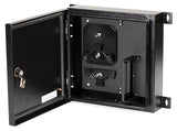 BLACK BOX NETWORK SRV - Rated Fiber Optic Wallmount Enclosure, 2 Adapter Panels
