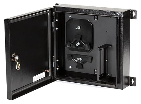 BLACK BOX NETWORK SRV - Rated Fiber Optic Wallmount Enclosure, 2 Adapter Panels