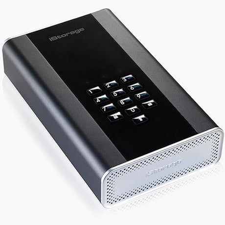 iStorage diskAshur DT2 256-bit 18TB | FIPS Level 3 Certified | Secure encrypted Desktop Hard Drive | Password Protected