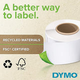 DYMO LW Durable Industrial Labels for LabelWriter Label Printers, White Poly, 3/4” x 2-1/2”, 2 Rolls of 450 (1933085)