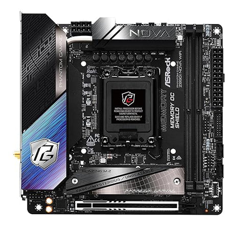 ASRock Intel Core Ultra Z890 LGA1851 RL-ILM Mini ITX Motherboard Phantom Gaming Z890i Nova WiFi 7 DDR5 9466 MHz 128 GB