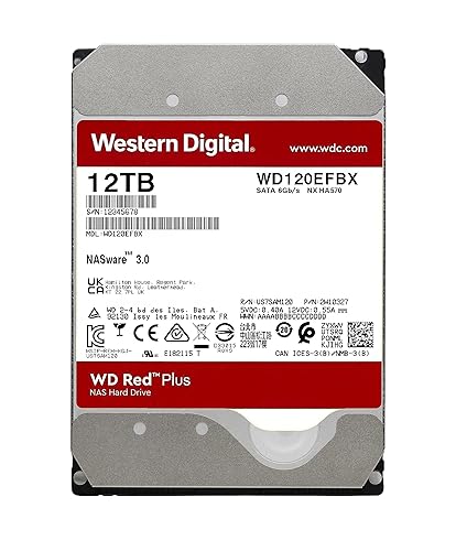 Western Digital Red Plus NAS - Hard Drive - 12 TB – Dealtargets.com