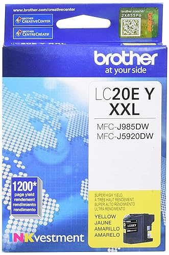 Brother LC20EYS Ink Cartridge - Yellow