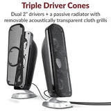 3pc 3.55mm 46w High Powered PC Satellite Speaker Syst 26w Subw