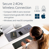 Kensington KM150 EQ Wireless Desktop Set, Wireless Keyboard & Mouse (K75562NA)