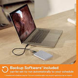 WD 5TB My Passport Ultra for Mac Silver Portable External Hard Drive, USB-C - WDBPMV0050BSL-WESN Silver 5TB Mac