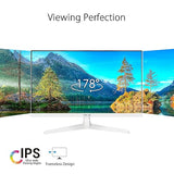 ASUS Eye Care 23.8” 1080P Gaming Monitor (VY249HF-W) – Full HD, IPS, 100Hz, IPS, SmoothMotion, 1ms, Adaptive Sync, Eye Care Plus Technology, Blue Light Filter, Flicker Free, 3 yr Warranty