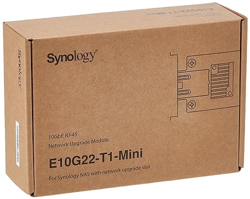 Synology Network Upgrade Module adds 1x 10GbE RJ-45 (E10G22-T1-Mini)