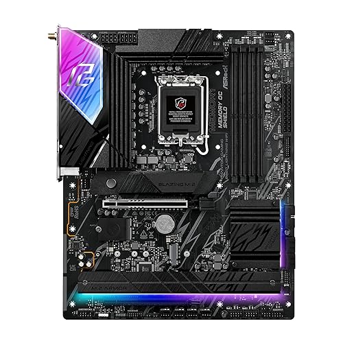 ASRock Phantom Gaming B860 Lightning WiFi 6E Intel Core Ultra LGA1851 DDR5 8933 MHz 256GB M.2 ATX Motherboard Thunderbolt SATA3 6.0 Gb/s PCIe 5.0