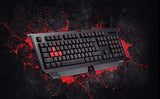 BLOODY B120 Turbo Illuminated Gaming Keyboard, Double-Secured Water Resistant Keyboard, Silicon Keys