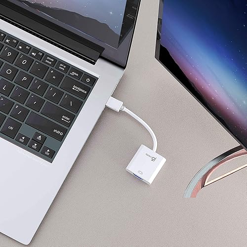 j5create HDMI to VGA Adapter (Male to Female) for Laptop, Notebook, Computer, Desktop, PC, Chromebook, Monitor, Projector, Raspberry Pi, Roku, Xbox, PS4, PS3 and More (JDA213)