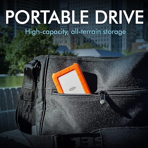 Lacie Rugged Mini 301558 1 TB 2.5 Inch External Hard Drive - Portable