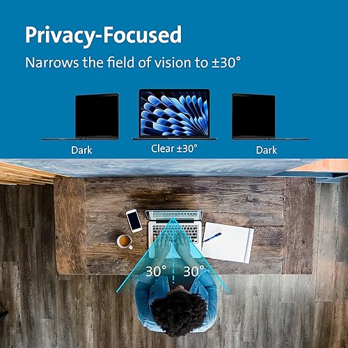 Kensington MagPro™ Elite Magnetic Privacy Screen for Apple MacBook Air 15 (M2/M3/M4, 2023 and newer)