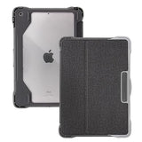 Brenthaven Edge Folio Case with Stand for iPad 9th, 8th, and 7th Generation (10.2-inch) - Durable, Versatile, Secure and Drop Tested for Commercial, Business, Office, School or Personal Use - Gray