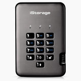 iStorage diskAshur PRO2 HDD 2TB | Secure Portable Hard Drive | FIPS Level 3 Certified | Password Protected | Dust/Water-Resistant | Hardware encryption