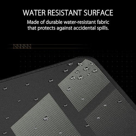 ASUS TUF Gaming P1 Portable Gaming Mouse Pad | Optimized Cloth Surface, Nano-Coated, Water-Resistant, Durable Anti-fray Stitching, and Non-Slip Rubber Base