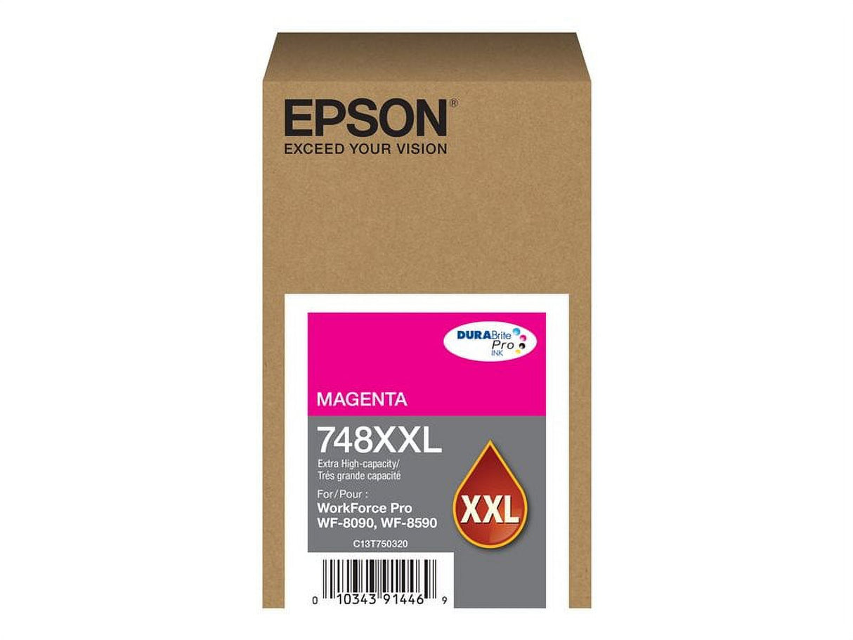 Epson 748 DURABrite Pro Extra High Capacity Magenta Ink Cartridge