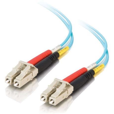 C2G Cables To Go Duplex Multimode PVC Fiber Optic Cable - Aqua