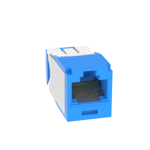 Pan-net Mini-com Utp Rj45 Cat 6a Tg Jack Module Corrosion Resistant, Blue