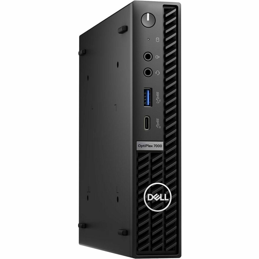 Dell OptiPlex 7000 7020 Desktop Computer - Intel Core i5 14th Gen i5-14500T - 16 GB - 512 GB SSD - Micro PC - Intel Chip - Windows 11 Pro - Intel DDR5 SDRAM - English (US) Keyboard - IEEE 802.11ax - 90 W