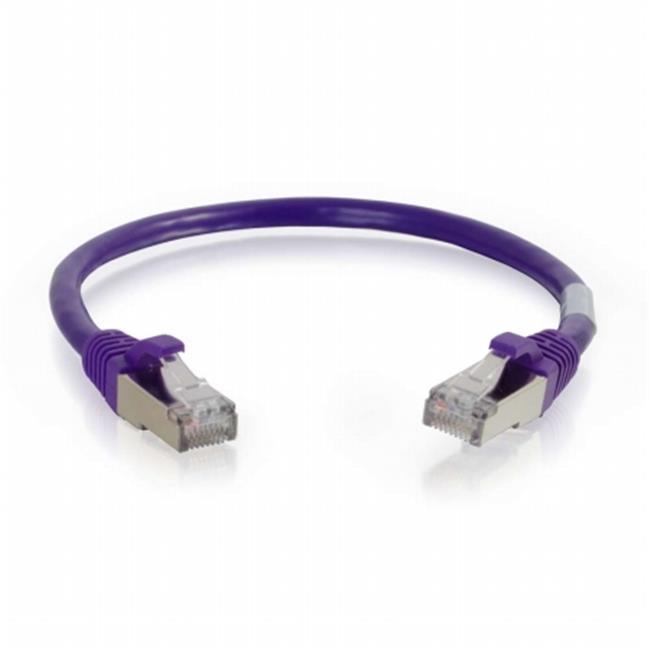 C2G 14FT CAT6 SNAGLESS SHIELDED (STP) NETWORK PATCH CABLE - PURPLE