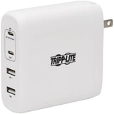 Tripp Lite USB C Wall Charger 4Port Compact 100W PD3.0 White U280W04100C2G