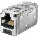 Panduit CJS5E88TGY Category-5E 8-Wire TG-Style Shielded Jack Module, Black