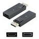 Addon HP QK108AV Compatible DisplayPort 1.2 Male to HDMI 1.3 Female Black Adapter Which Requires DP++ For Resolution Up to 2560 x 1600 (WQXGA)