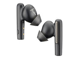 HP Poly Voyager Free 60 UC Earset Microsoft Teams Certification Google Assistant, Siri Stereo Color Carbon Black Model 7Y8L8AA