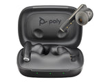 Poly Voyager Free 60 UC Earset - Siri, Google Assistant - Stereo - True Wireless - Bluetooth - 98.4 ft - 20 Hz - 20 kHz - Earbud - Binaural - In-ear - Carbon Black