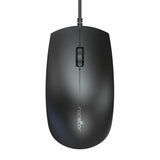 Rocstor Premium M10 USB Wired Optical Mouse - 1200 dpi - Full-size Mouse - Optical - Cable - Black - USB - 1200 dpi - Scroll Wheel - 3 Button(s) - Symmetrical