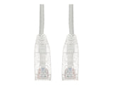 AddOn 2ft White CAT 6A Slim PVC Ethernet Cable Snagless Clear-Claw RJ-45 M/M