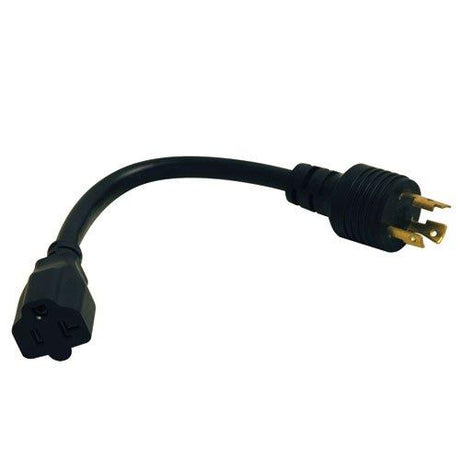 Tripp Lite 6In Power Cord Adapter Cable L5-20P To 5-20R Heavy Duty 20A 12Awg 6