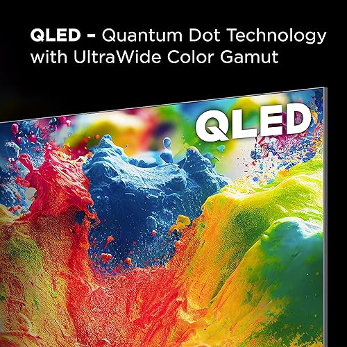 TCL 65-Inch Q6 QLED 4K Smart TV with Google TV (65Q650G-CA, 2023 Model) Dolby Vision, Dolby Atmos, HDR Pro+, Game Accelerator Enhanced Gaming, Voice Remote, Works with Alexa, Streaming UHD Television