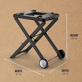 Ninja XSKSTANDC Woodfire Collapsible Outdoor Grill Stand, Compatible with Ninja Woodfire Grills (OG700 series), Foldable, Side utensil holder, Weather-resistant, Black
