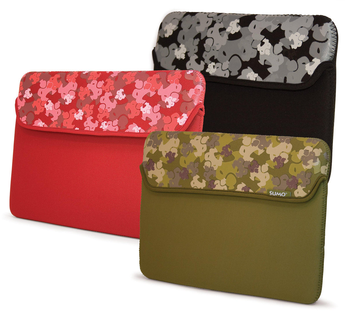 Mobile Edge SUMO-IPADSC7 Sumo Camo iPad Sleeve Red