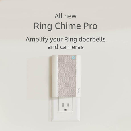 Ring Chime Pro (2nd Generation) Wi-Fi Extender Compatible with all Ring devices - White