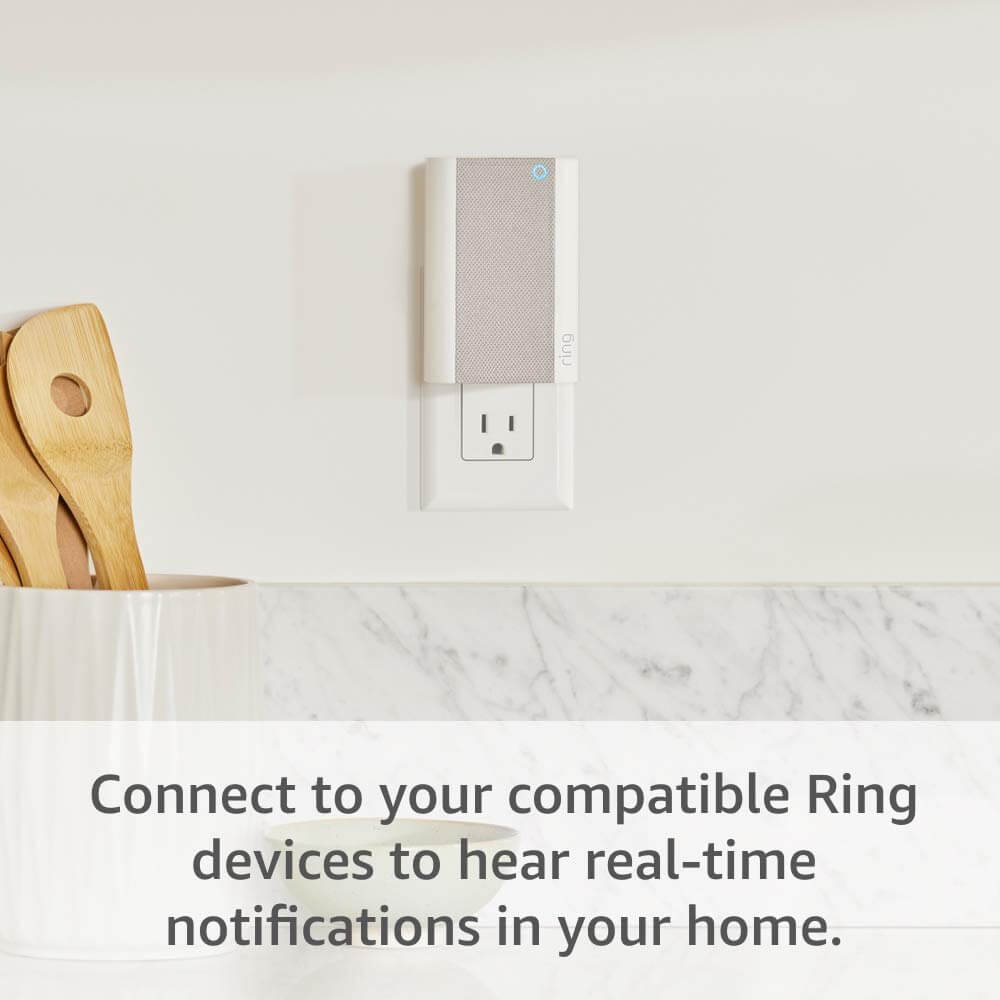 Ring Chime Pro (2nd Generation) Wi-Fi Extender Compatible with all Ring devices - White