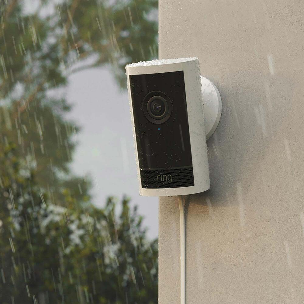 Ring OUTDRCAMPROW Outdoor Cam Pro Retinal 4K Wired Surveillance Camera - White