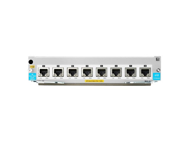 HPE J9995A 5400R 8-port 1/2.5/5/10GBASE-T PoE+ with MACsec v3 zl2 Expansion Module
