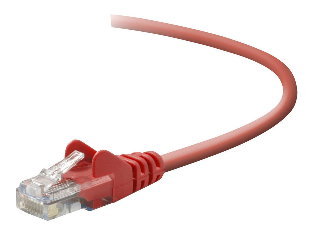BELKIN INTERNATIONAL INC A3L791-03-RDS CABLE,CAT5E,UTP,RJ45M/M,3 ,GRY/RED,PATCH