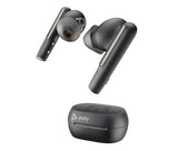 Poly Voyager Free 60+ UC M Carbon Black Earbuds +BT700 USB-C Adapter +Touchscreen Charge Case (7Y8H0AA)