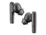 HP Poly Voyager Free 60 UC Earset Microsoft Teams Certification Google Assistant, Siri Stereo Color Carbon Black Model 7Y8L8AA